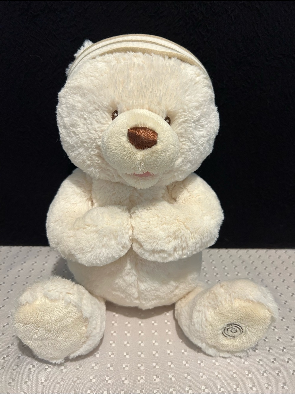 Baby Gund Goodnight Prayer Bear 3 Different Prayers Plush Talking Music